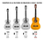 Guitarra Clásica Criolla Gracia M2 Con Funda Afinador Capo - comprar online