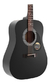 Guitarra Acustica Cort Ad810 Bks Con Funda Cort - tienda online