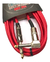 Cable Instrumento Plug Western 6m Angulado Tela Rojo en internet