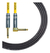 Cable Guitarra Kwc Super Neon Plug Plug Angular Gold 6 Mts - comprar online