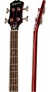 Bajo EpiPhone Embassy Bordó Mics Humbuckers 4 Cuerdas - tienda online