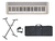 Teclado Casio Ct-s1we + Fuente + Soporte + Funda