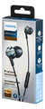 Auricular Philips Pro 6105 Negros In Ear Cable Con Micrófono - LEF CASA DE MUSICA