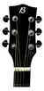 Guitarra Electroacustica Bamboo Ga-40-bk Con Mic Y Eq 40 - LEF CASA DE MUSICA