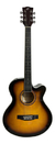 Guitarra Electroacustica Bamboo Ga40-sb-q-ar Sunburst Funda