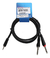 Cable Kwc 9003 2 Plug 6.5 Mono A Mini Plug 3.5 Stereo 1.5 Mt - LEF CASA DE MUSICA