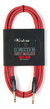 Cable Instrumento Plug Western 3mts Entelado Rojo