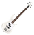 Bajo Eléctrico Ibanez Srmd200 Escala Media Blanco Activo