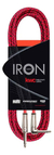 Cable Plug Kwc Iron 6 Metros Mallado En Tela Verde