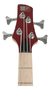 Imagen de Bajo Eléctrico Ibanez Srmd200 Escala Media Rojo Manzana