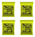 Pack Ernie Ball Eléctrica 010 4 Paquetes Envío Gratis