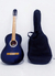 Guitarra Criolla Clasica De Estudio Azul + Funda De Regalo - LEF CASA DE MUSICA