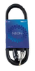 Cable Canon Plug Kwc Neon Standar 3 Mts Mod 111