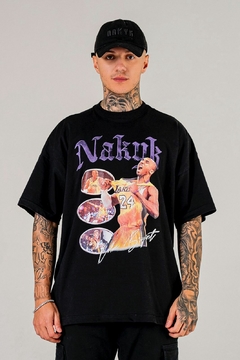 Camiseta Oversized Lakers Preta