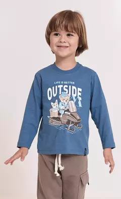REMERA KID OUTSIDE (I25B0411)