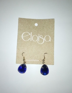 aros gota strass