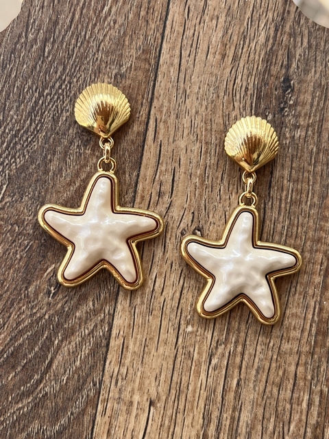 Brinco Estrela Perolado