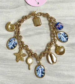 Pulseira Iemanjá Pingentes na internet