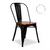 Silla Tolix (asiento de madera) - comprar online