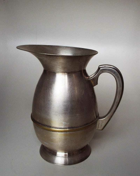 2012 JARRA DE METAL EM BANHO DE PRATA EBERKOC