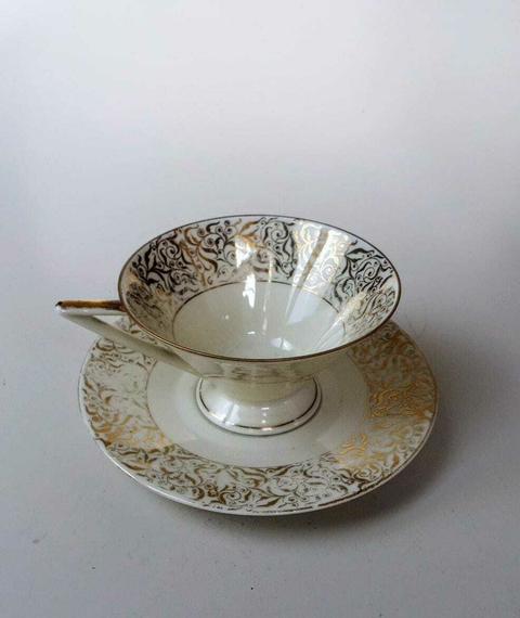 1959 XÍCARA E PÍRES ALEMÃ PARA CHÁ