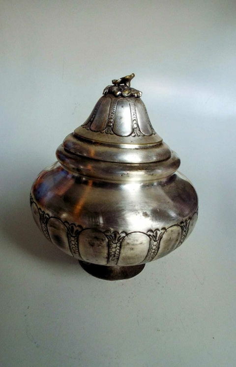 1984 BOMBONIÉRE OU COMPOTEIRA DE METAL