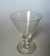 1815 TAÇA DE CRISTAL MÉDIA DECORADA COM RISCO DOURADO NA BASE
