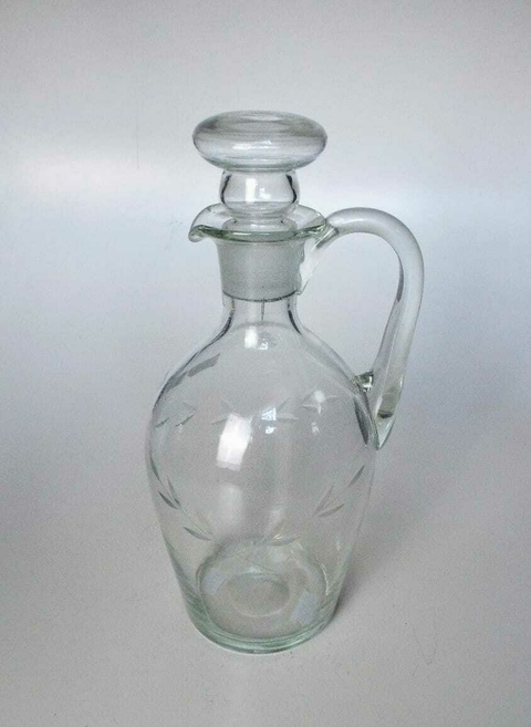 1838 GARRAFA COM TAMPA DE VIDRO