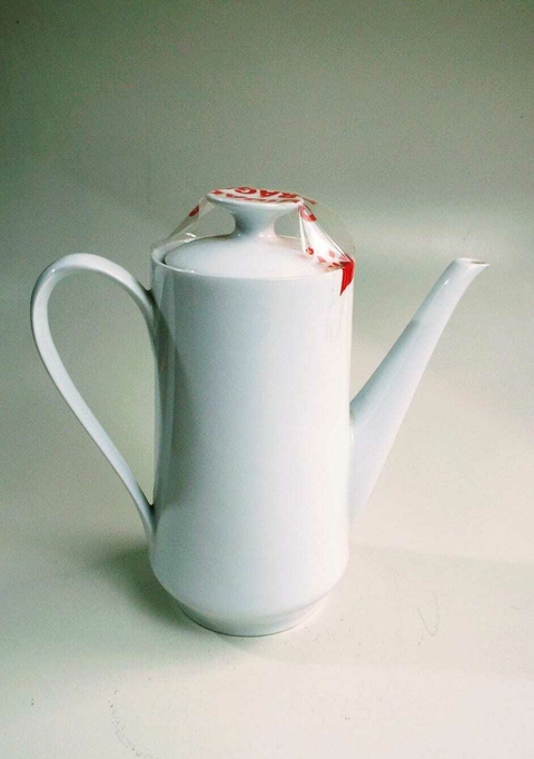 1905 BULE EM PORCELANA BRANCA SCHMIDT PARA CAFÉ