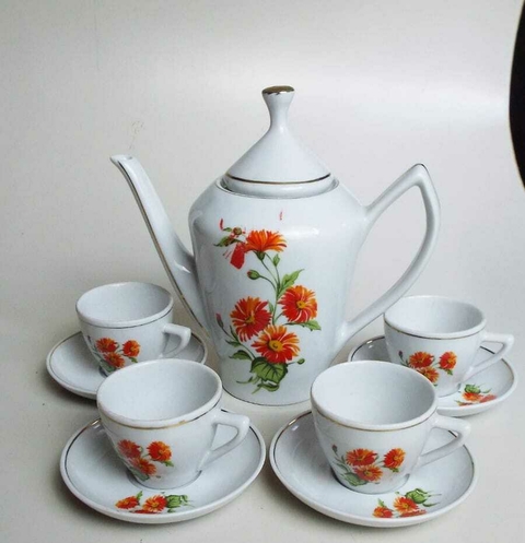 1886 JOGO OU CONJUNTO CAFEZINHO COM BULE