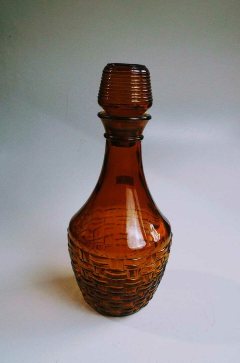 1919 LICOREIRA EM VIDRO ÂMBAR ARGENTINO