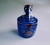 1908 BOMBOMIERE EM CRISTAL NA COR AZUL COBALTO (PEQUENA)