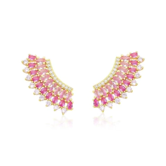BRINCO EAR CUFF GOTAS E NAVETES na internet
