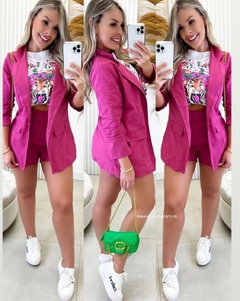 Conjunto linho shorts - loja online