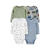 Kit 4 Body Carters ML Carros e Listras Cinzas Menino