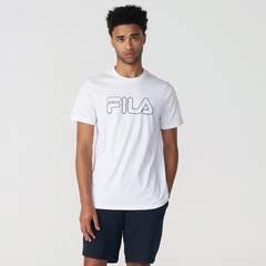 CAMISETA FILA LETTER OUTLINE MASCULINA