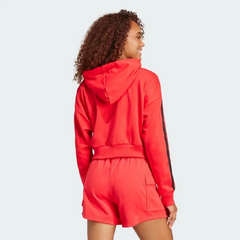 MOLETOM ADIDAS COM CAPUZ CROPPED FEMININO na internet