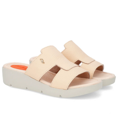TAMANCO USAFLEX EM COURO PESSEGO FEMININO