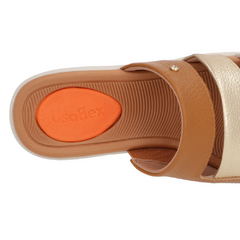 TAMANCO USAFLEX EM COURO TAN FEMININO - O Lojão Calçados
