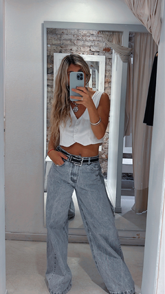 Wide leg gris