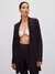 029392 Cardigan Minimal Alongado na internet