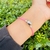 Pulseira Couro Rosa