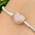 Pulseira Coração Cravejada Rose - comprar online