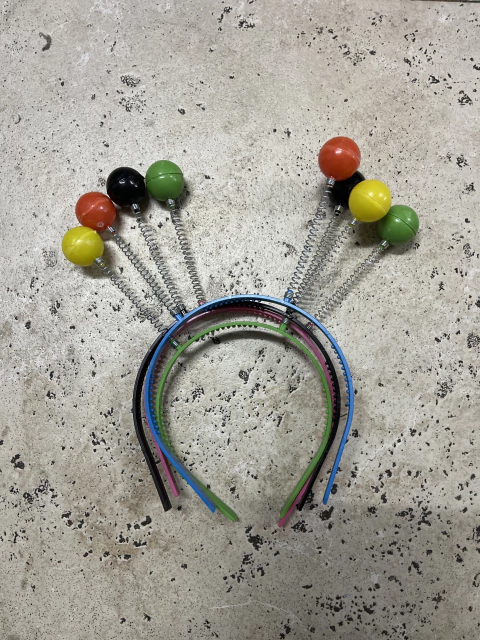 ANTENAS PELOTITAS MULTICOLOR / NEGRAS - comprar online