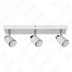 Aplique pared o techo JULITA GU10 3 Luces CANDIL