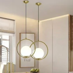 Colgante circular DELHI 1 luz E27