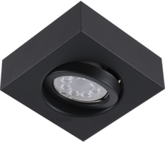 Aplique semiembutido techo BALCONY II cuadrado orientable 1 luz led GU10 CANDIL - comprar online