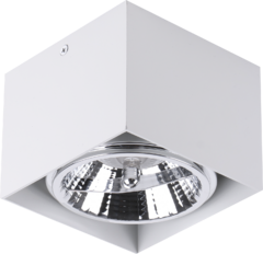 Plafón monovolumen techo SENKU cúbico fijo para lámpara AR111 1 luz CANDIL - Artyluz