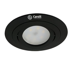 Embutido techo FIDEL circular orientable 1 luz led GU10 CANDIL - comprar online