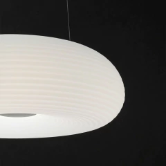 Colgante techo AUSTER circular 60w Ø68cm blanco VONDERK - Artyluz
